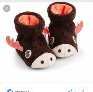 Acorn Baby Slippers Moose
